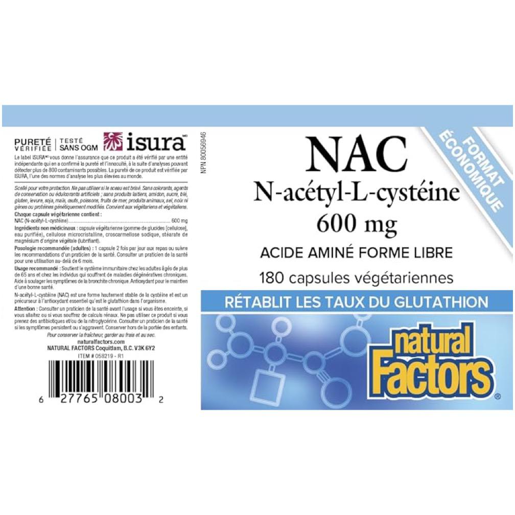 182-4 NAC Capsules