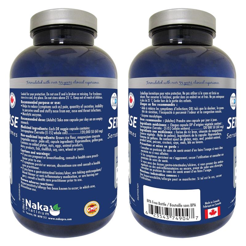 3-4 Serrapeptase Capsule